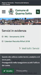 Mobile Screenshot of comune.quarnasotto.vb.it
